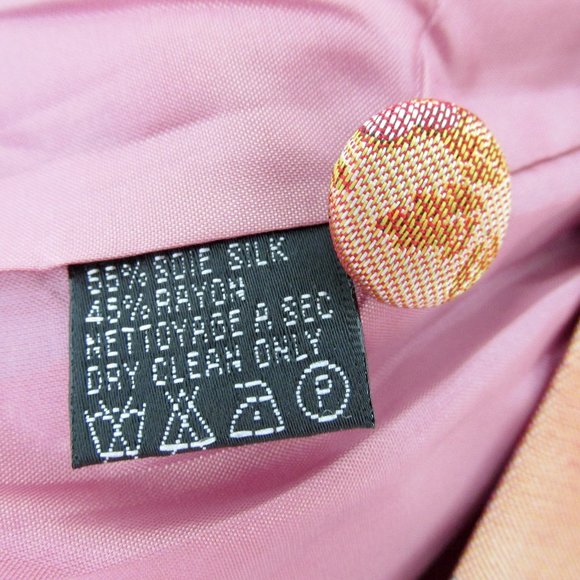 Christian Lu Paris Silk/Rayon Jacket Fits S/M - Picture 7 of 11